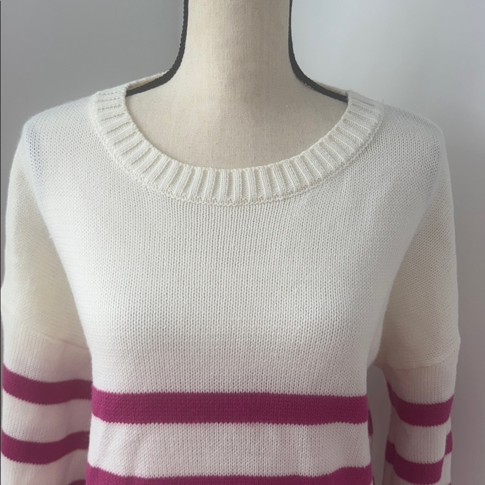 Better Be Striped Crew Neck Sweater. Sz M/L - Picture 4 of 11